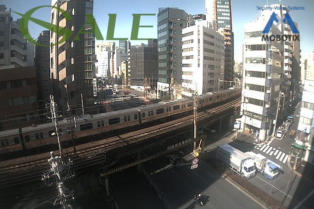 ゲイル本社からJR中央線・靖国通り