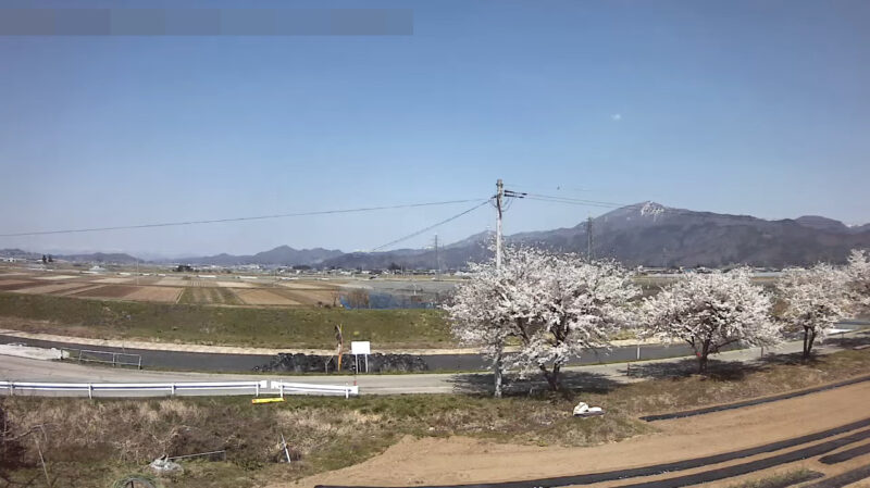 住建白水川ライブカメラ(山形県東根市松沢)