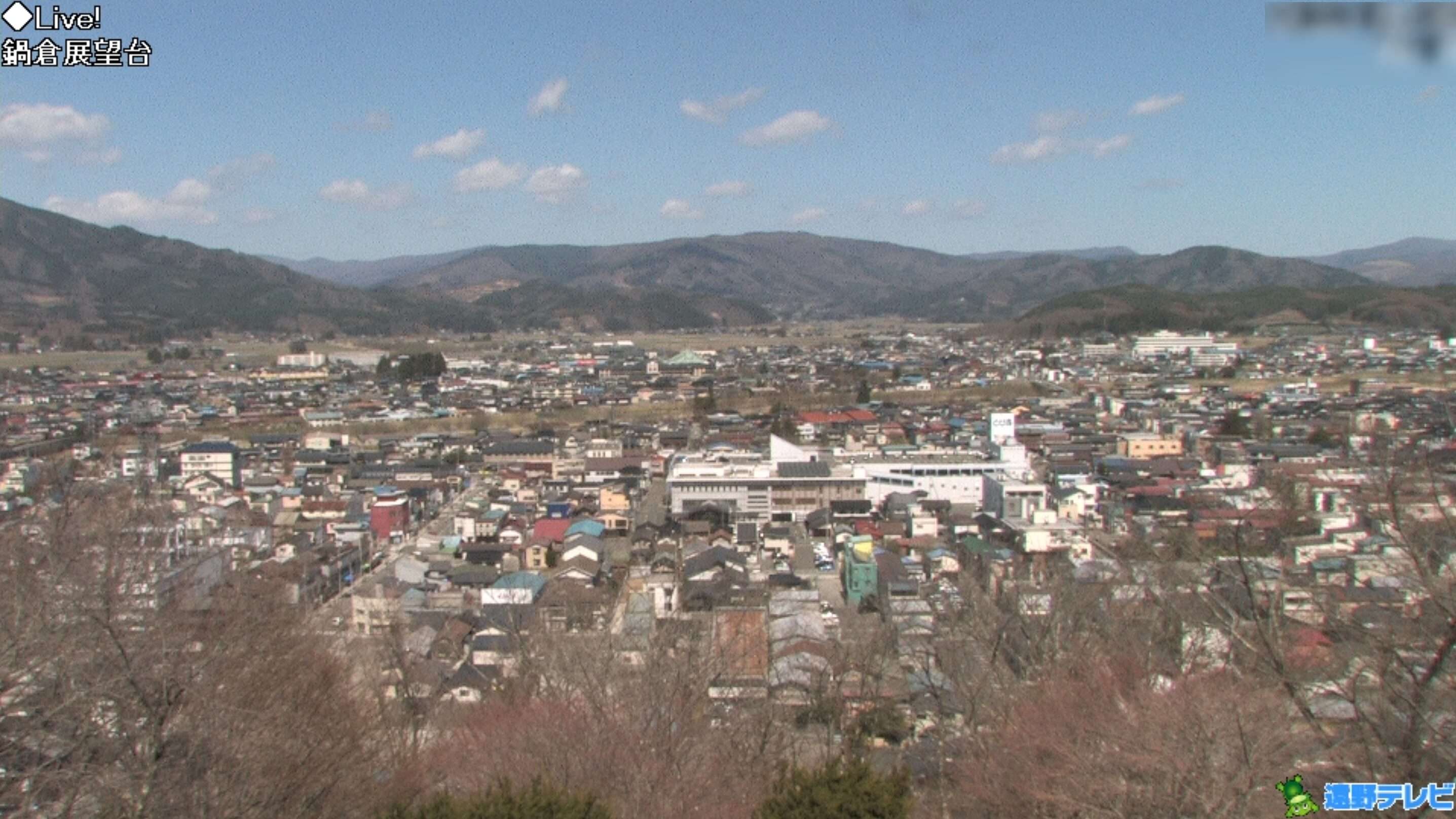 鍋倉展望台ライブカメラ(岩手県遠野市新町)
