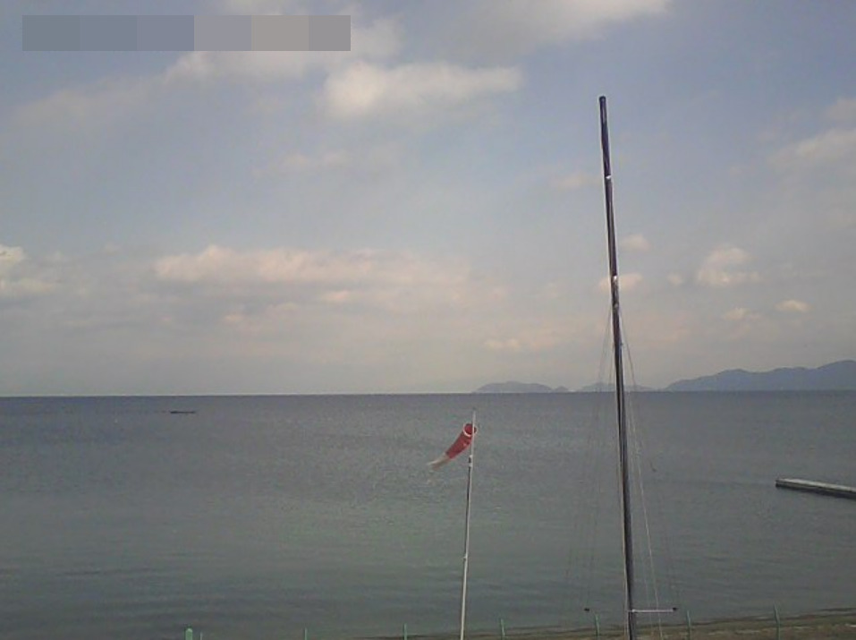 志賀ヨットクラブ琵琶湖ライブカメラ(滋賀県大津市和邇北浜)