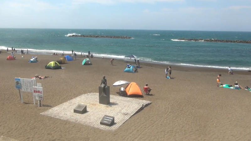 鵜の浜温泉海水浴場ライブカメラ(新潟県上越市大潟区)