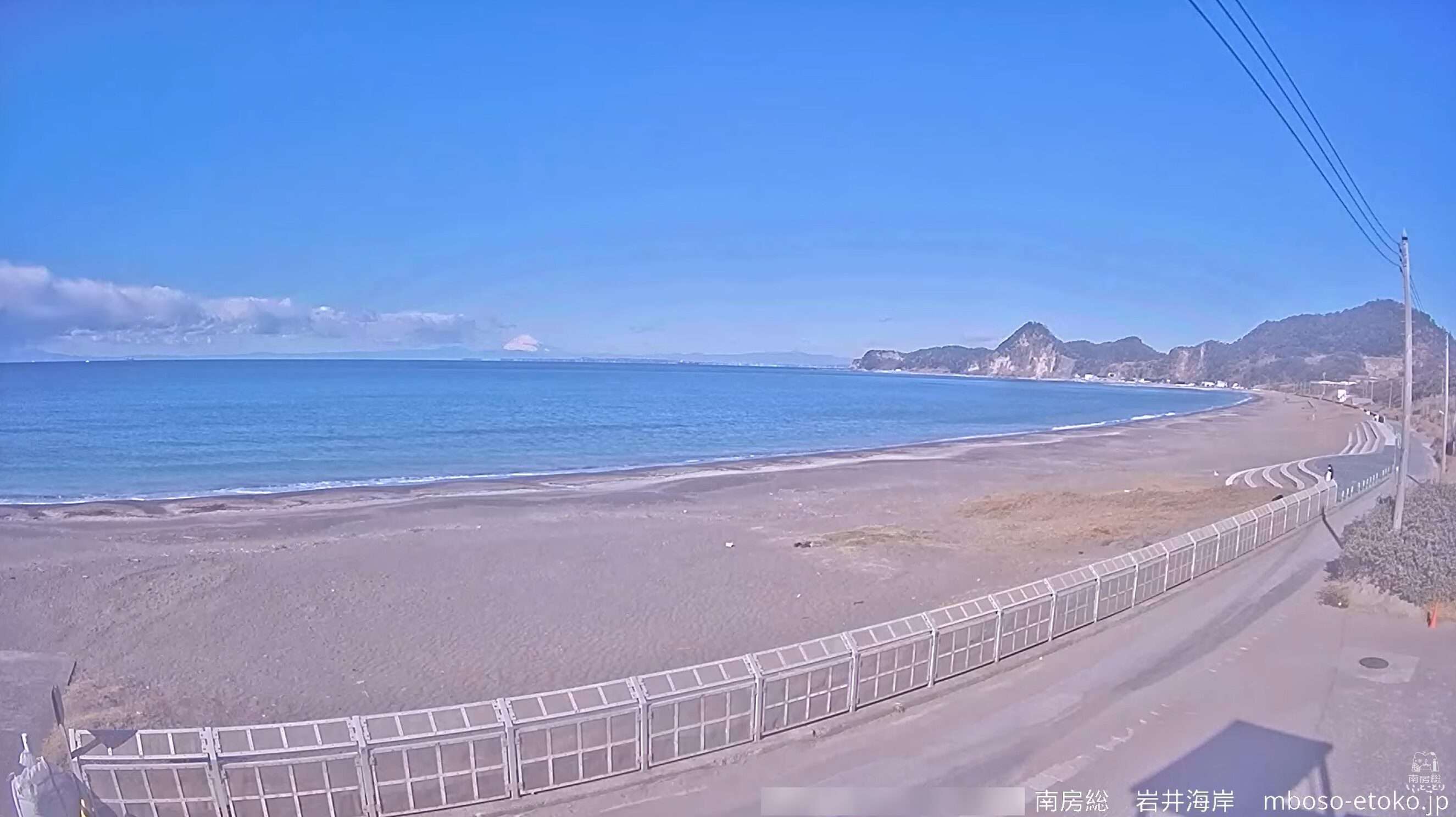 岩井海岸中央監視所ライブカメラ(千葉県南房総市久枝)