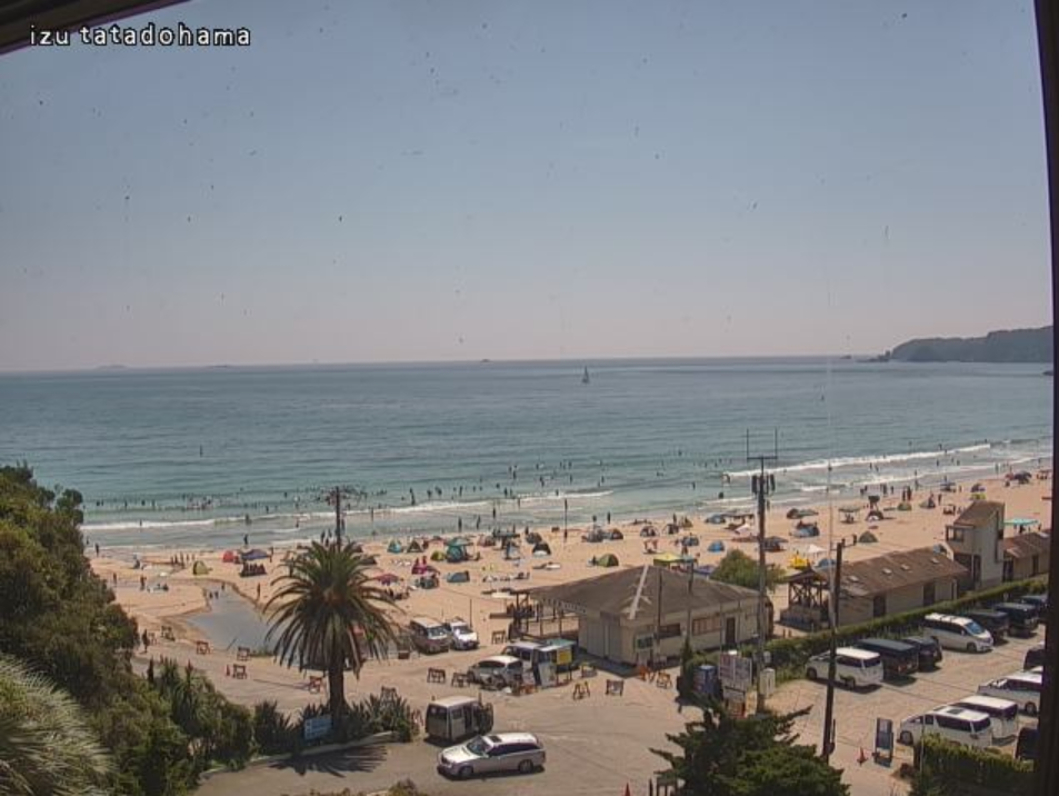 下田大和館多々戸浜海水浴場ライブカメラ(静岡県下田市吉佐美)