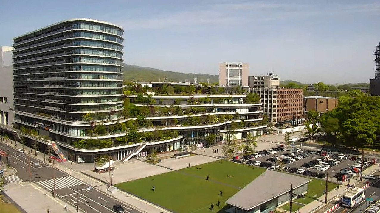 RKK熊本市内ライブカメラ(熊本県熊本市中央区新市街)