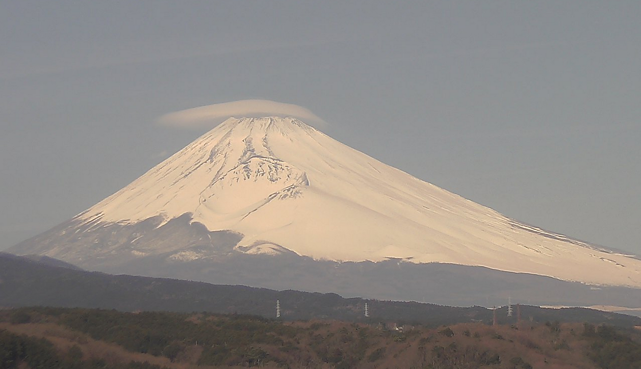 裾野市役所から富士山