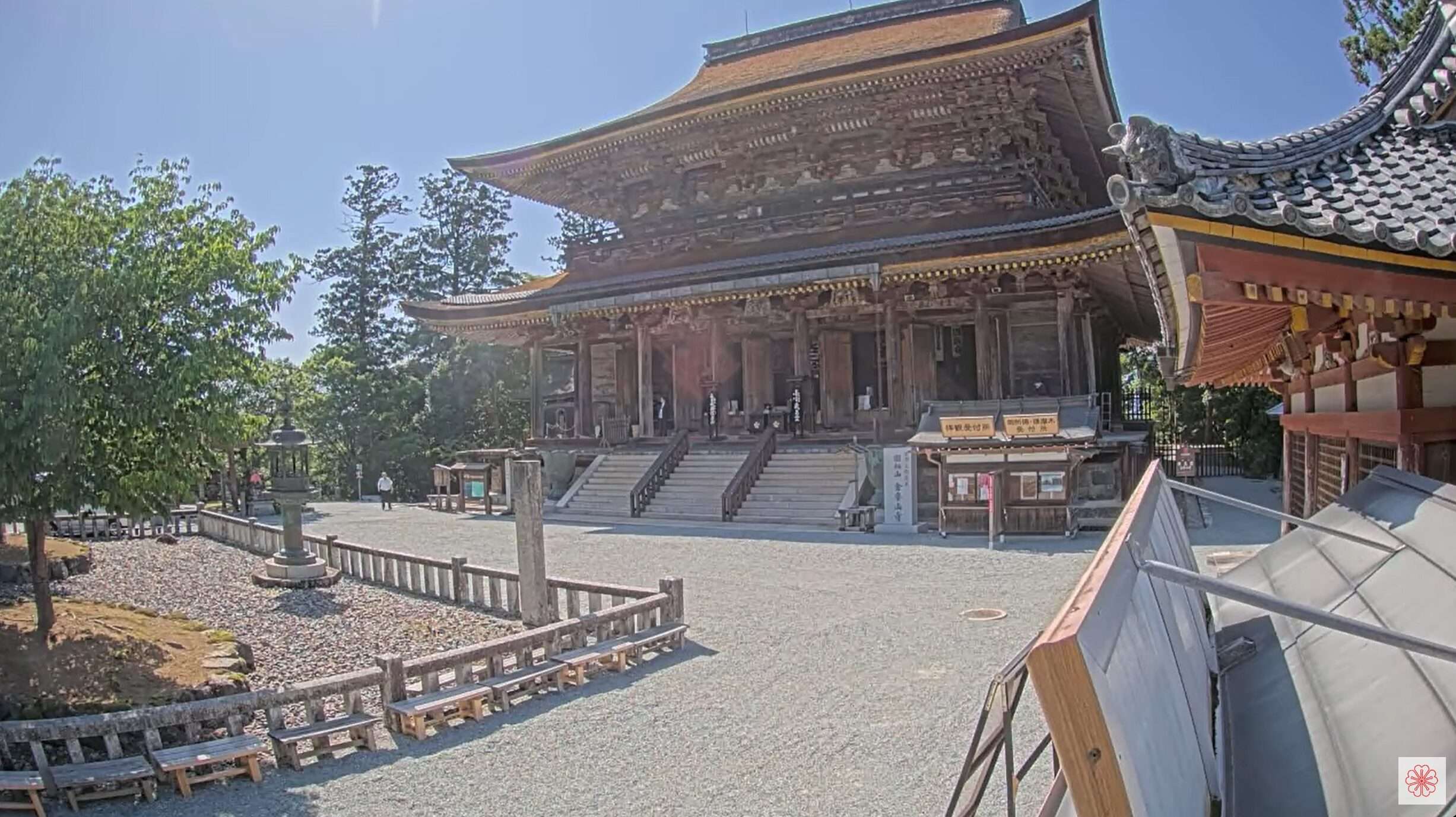 金峯山寺ライブカメラ(奈良県吉野町吉野山)
