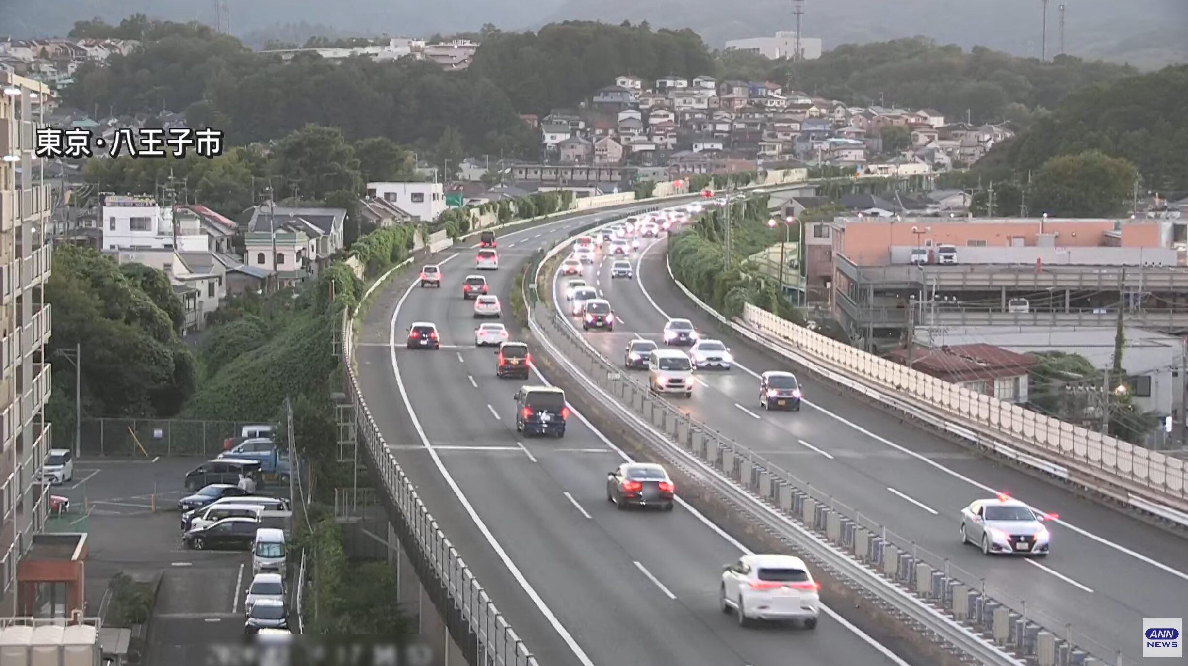 テレビ朝日中央自動車道八王子付近ライブカメラ(東京都八王子市横川町)