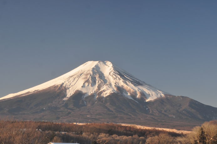 忍野八海から富士山