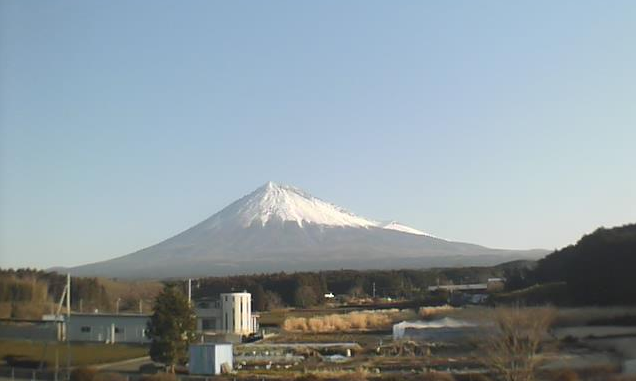 三協富士見工場から富士山