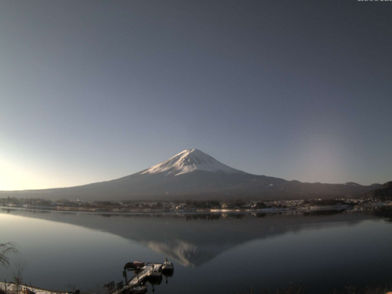 富士五湖TV河口湖北岸富士山ライブカメラ(山梨県富士河口湖町大石) ライブカメラDB