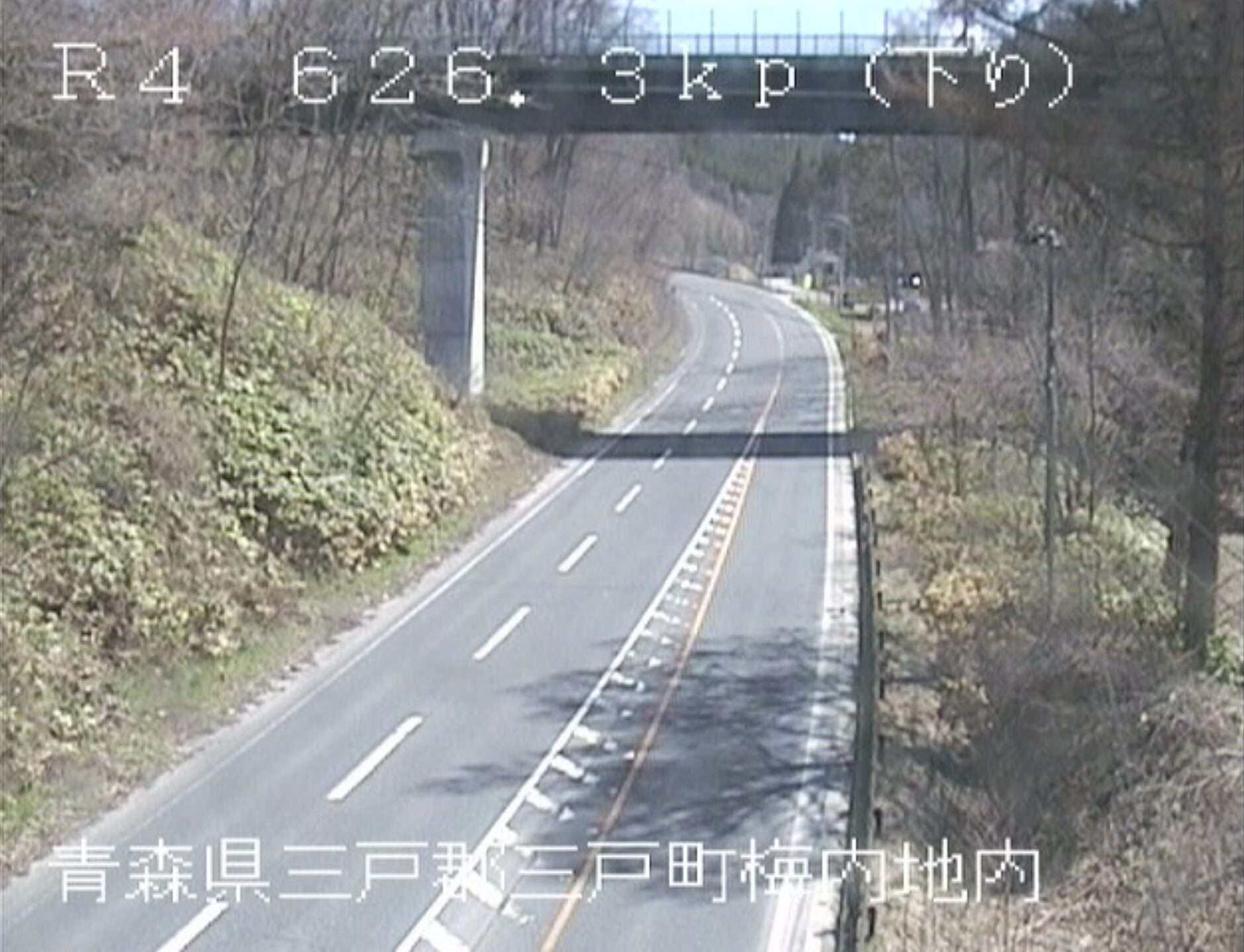国道4号三戸梅内ライブカメラ(青森県三戸町梅内)