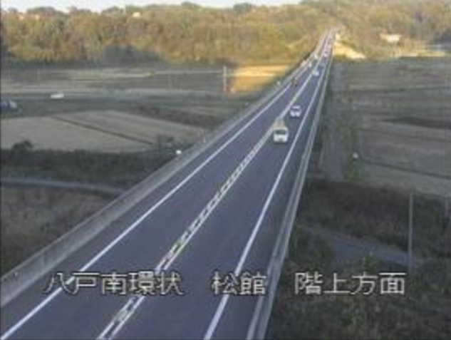 松館から国道45号(八戸南環状道路)