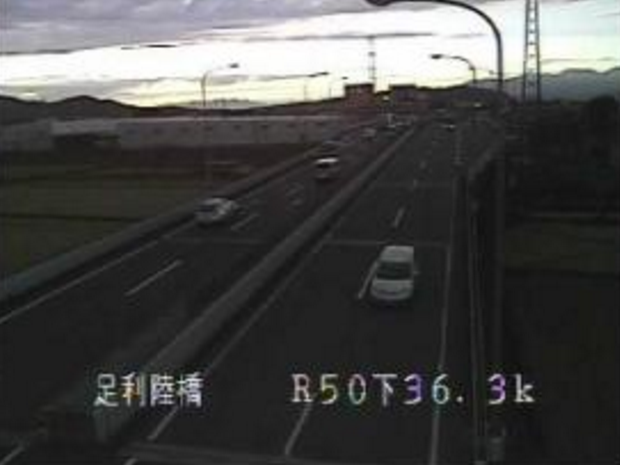 足利陸橋から国道50号(足利バイパス)