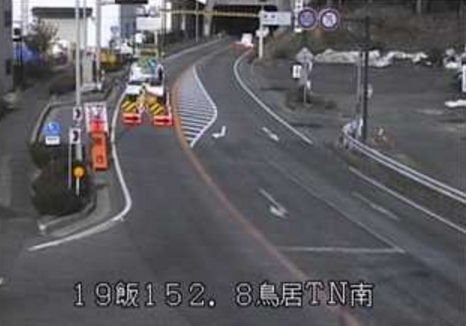 国道19号鳥居トンネル南