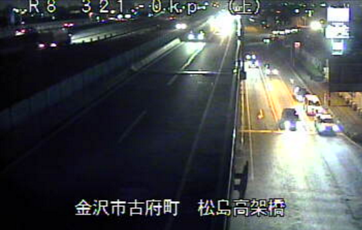 国道8号松島上りライブカメラは、石川県金沢市古府町の松島上り(松島高架橋)に設置された国道8号が見えるライブカメラです。