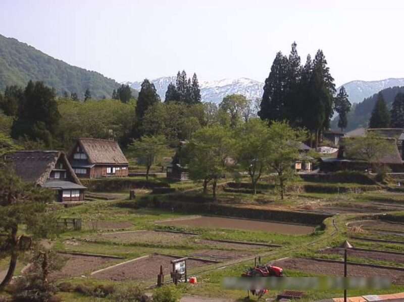 世界遺産相倉合掌造り集落ライブカメラ(富山県南砺市相倉)