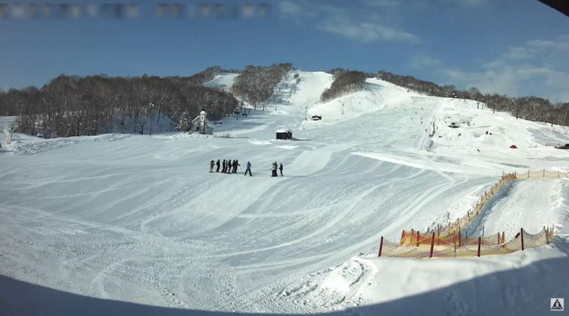 かもい岳国際スキー場山麓ライブカメラ(北海道歌志内市歌神)
