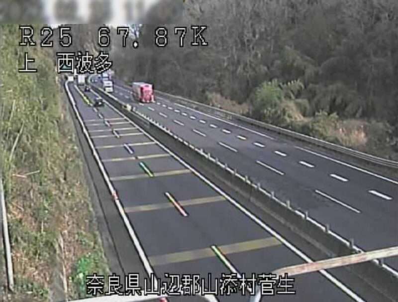 名阪国道西波多ライブカメラ(奈良県山添村管原)