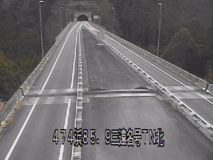 国道474号三遠名号トンネル北ライブカメラ(愛知県新城市名号)
