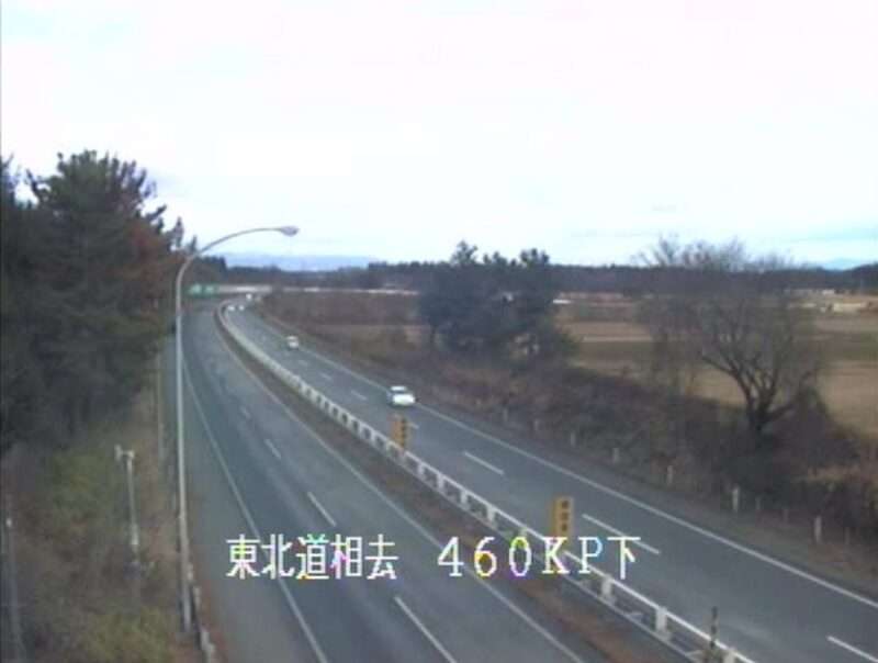 東北自動車道相去ライブカメラ(岩手県北上市相去町)