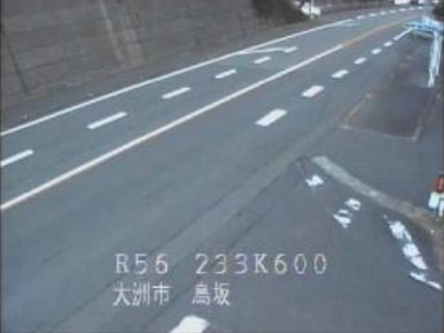 鳥坂峠から国道56号