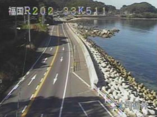 二丈福井から国道202号バイパス