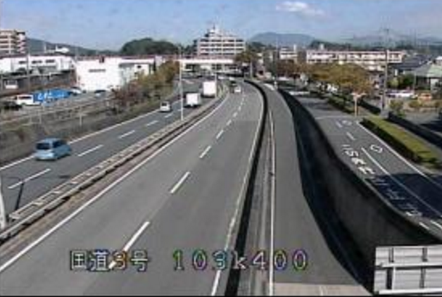 基山駅前から国道3号