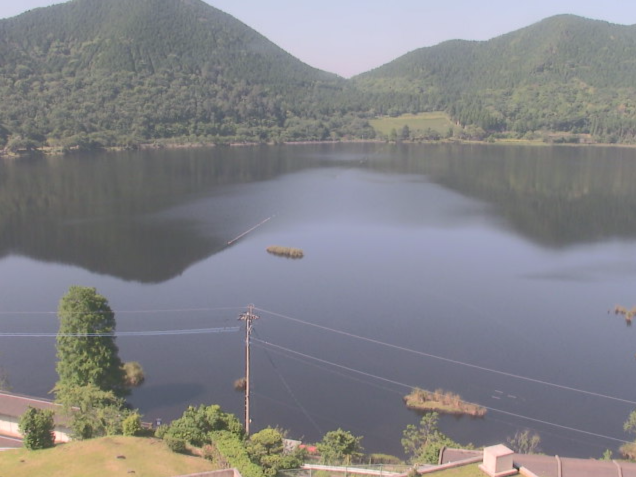 藺牟田から藺牟田池が見えるライブカメラ。