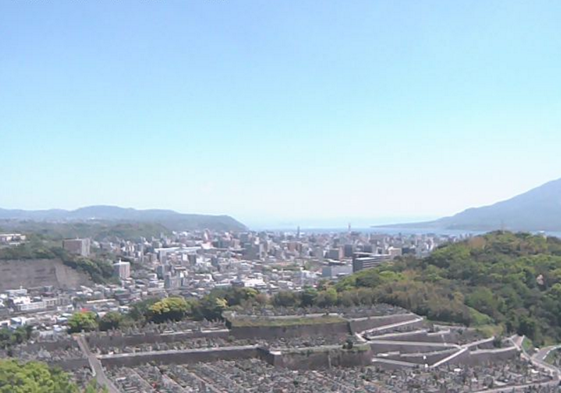 新生田上霊園ライブカメラ(鹿児島県鹿児島市田上台)
