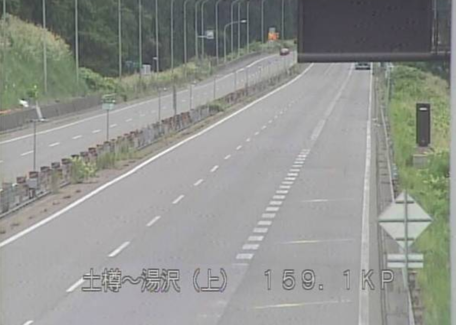 関越自動車道土樽橋ライブカメラ(新潟県湯沢町土樽)