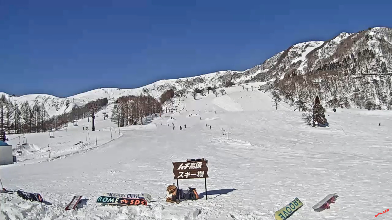 ハチ高原スキー場中央ゲレンデライブカメラ(兵庫県養父市丹戸)