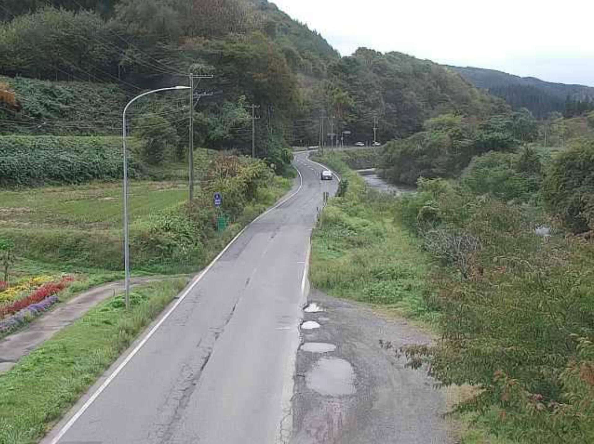 岩手県道6号二戸五日市線下藤ライブカメラ(岩手県二戸市浄法寺町下藤)