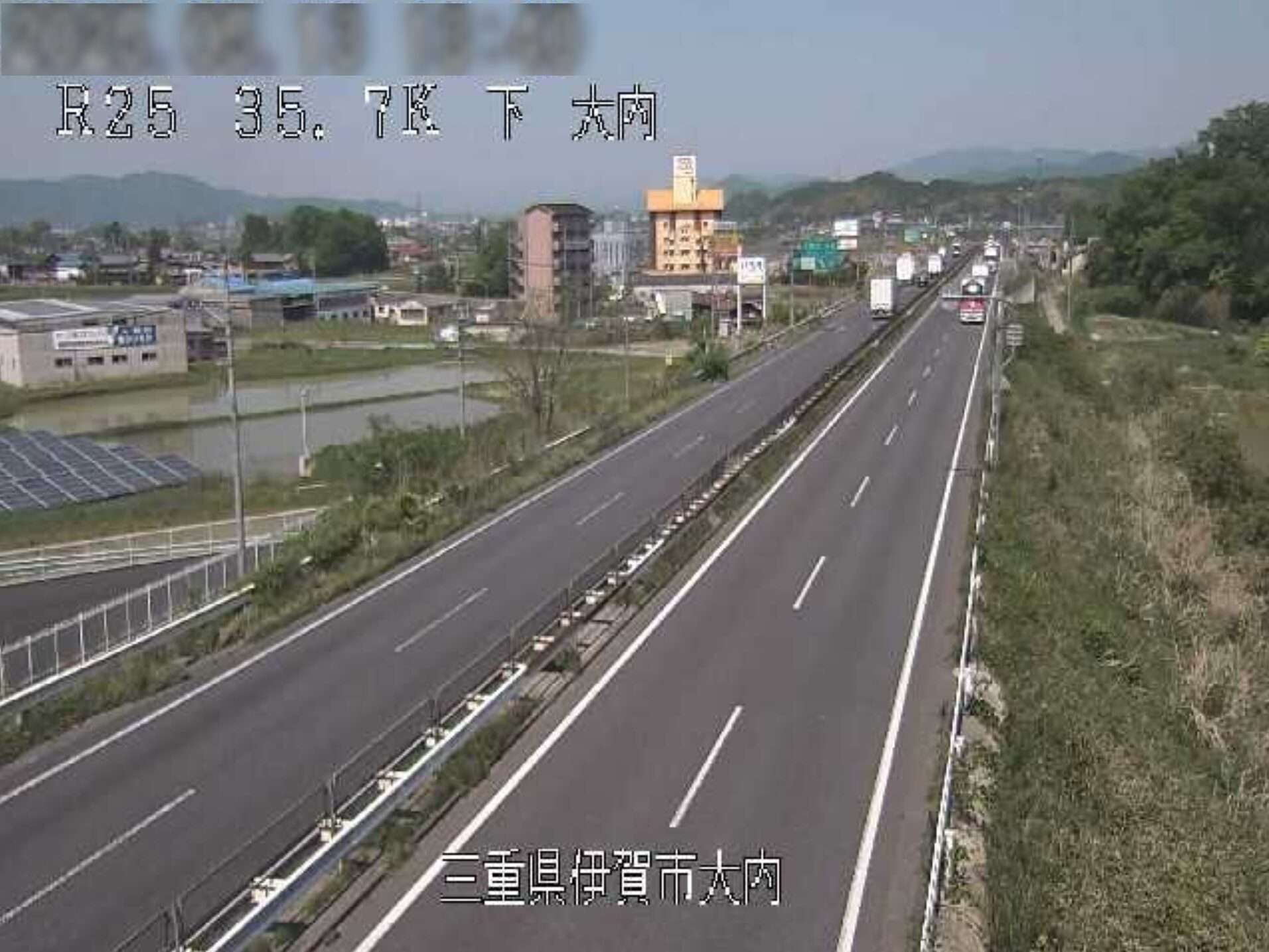 名阪国道大内ライブカメラ(三重県伊賀市大内)