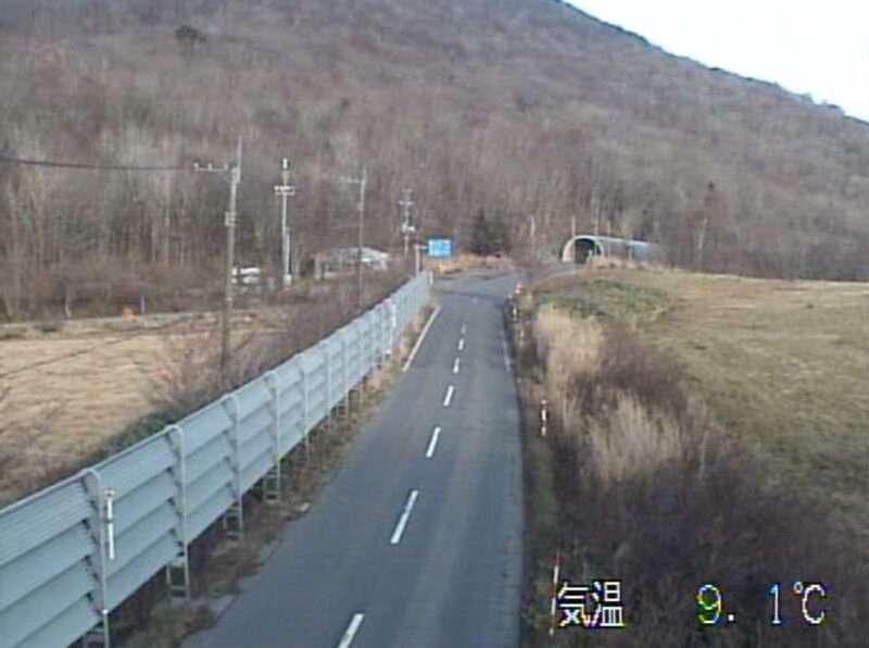 国道104号白萩平ライブカメラ(青森県田子町関)