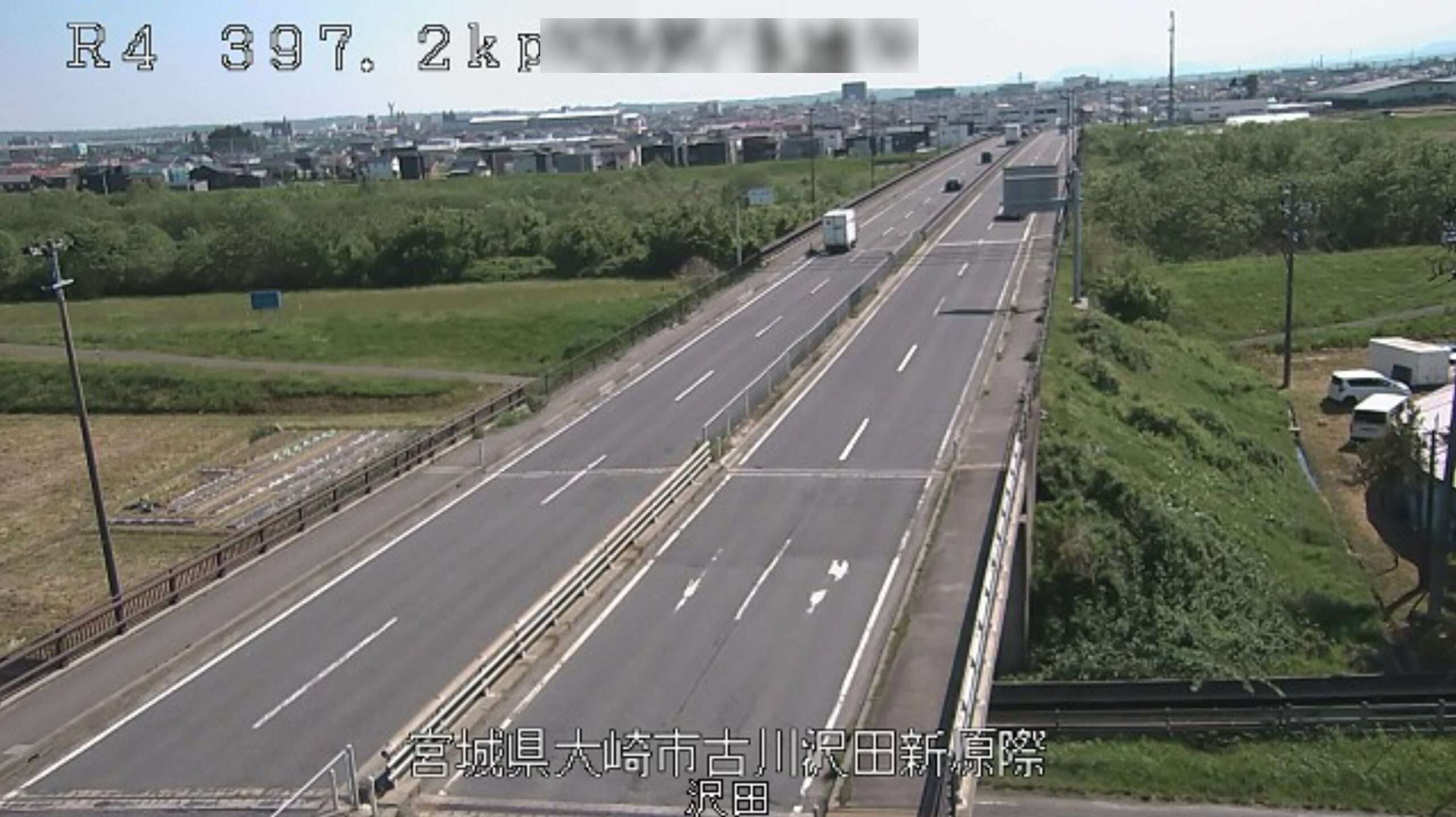 国道4号沢田ライブカメラ(宮城県大崎市古川沢田)