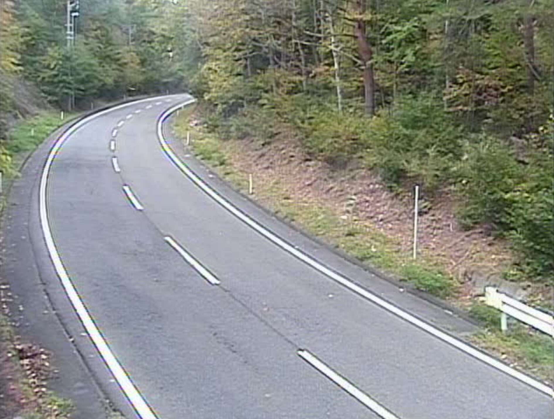 国道45号平波沢ライブカメラ(岩手県田野畑村七滝)