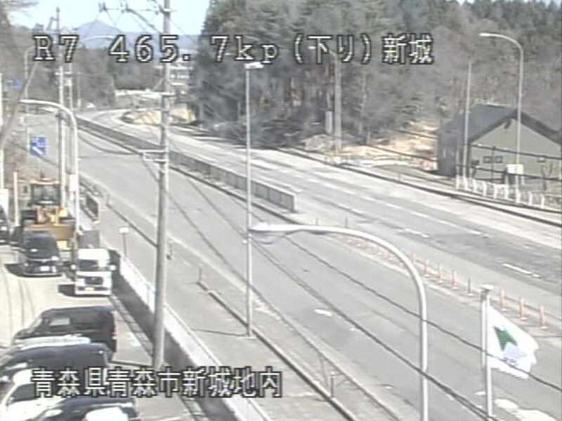 国道7号新城ライブカメラ(青森県青森市新城)