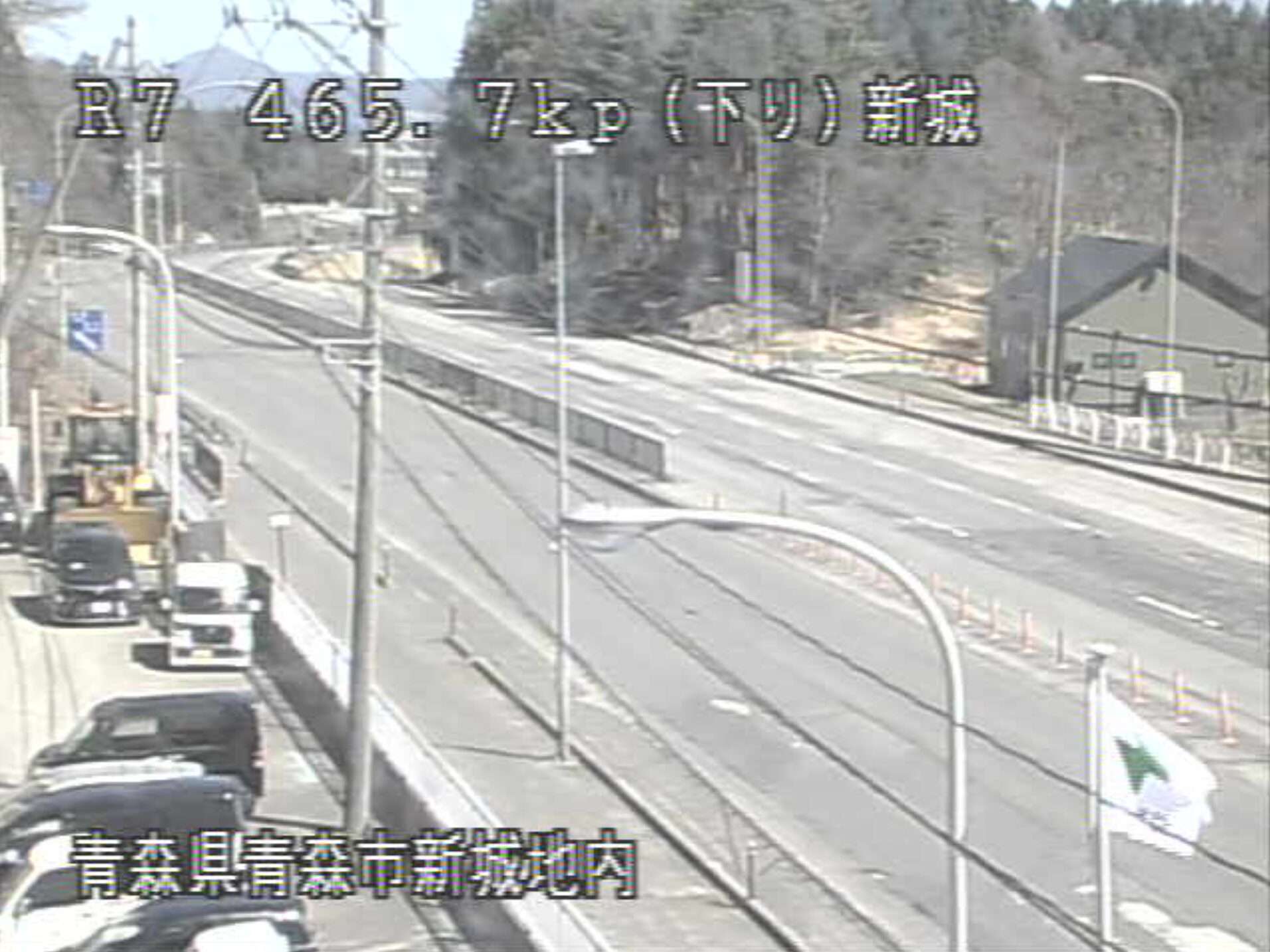 国道7号新城ライブカメラ(青森県青森市新城)