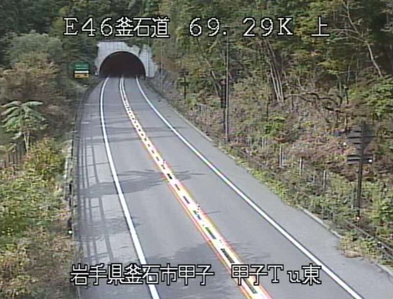 釜石自動車道洞泉橋ライブカメラ(岩手県釜石市甲子町)