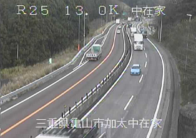 中在家から名阪国道(国道25号バイパス)