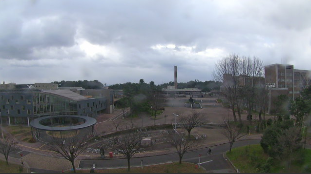 新潟大学農学部棟5Fから五十嵐キャンパス