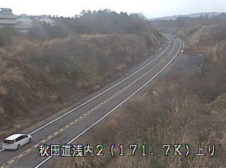 浅内から秋田自動車道(秋田道)