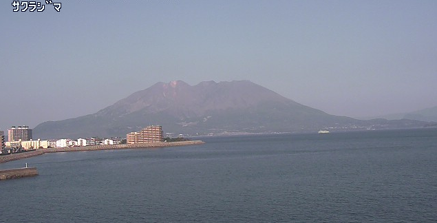 かごしま通信システムから桜島・マリンポート鹿児島・黎明みなと大橋