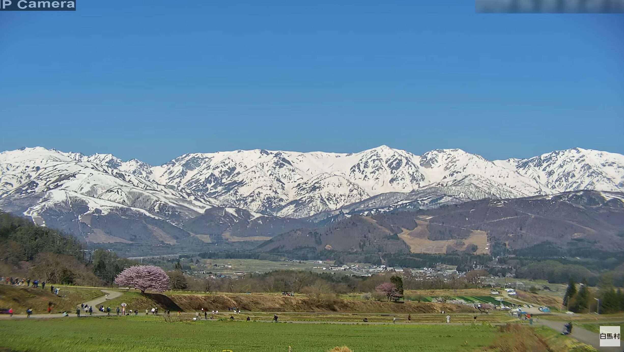 野平地区北アルプスライブカメラ(長野県白馬村北城)