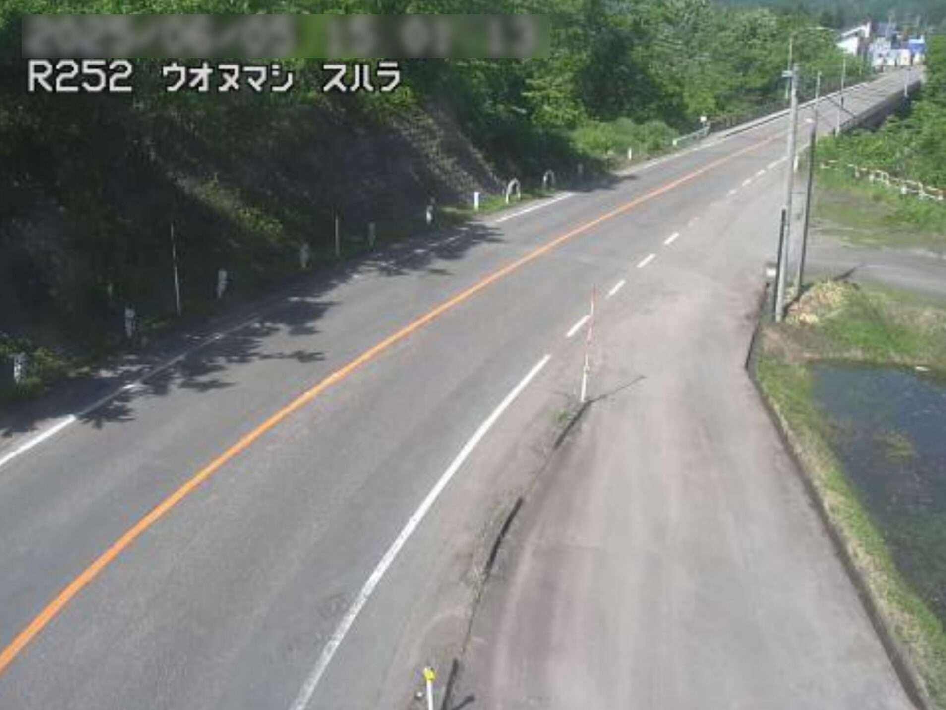 国道252号須原ライブカメラ(新潟県魚沼市須原)