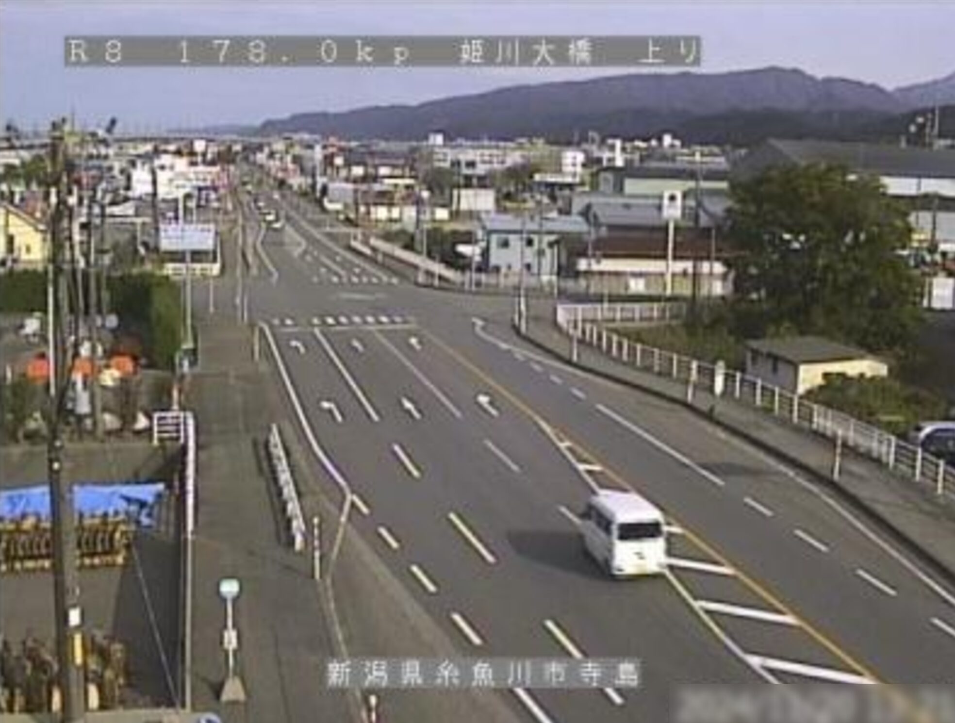 国道8号姫川大橋ライブカメラ(新潟県糸魚川市須沢)