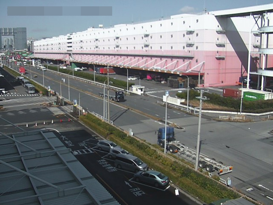 青海埠頭青海公共埠頭背後道路第2ライブカメラ(東京都江東区青海)