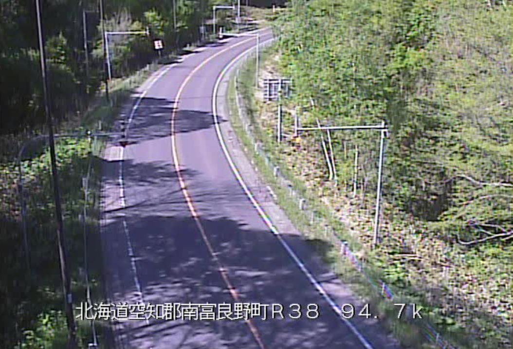 国道38号三ノ山峠ライブカメラ(北海道南富良野町)