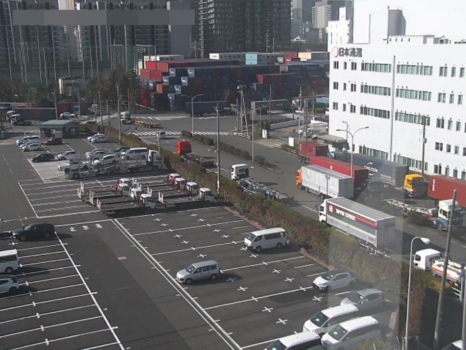 品川埠頭品川コンテナセンター前ライブカメラ(東京都品川区東品川)