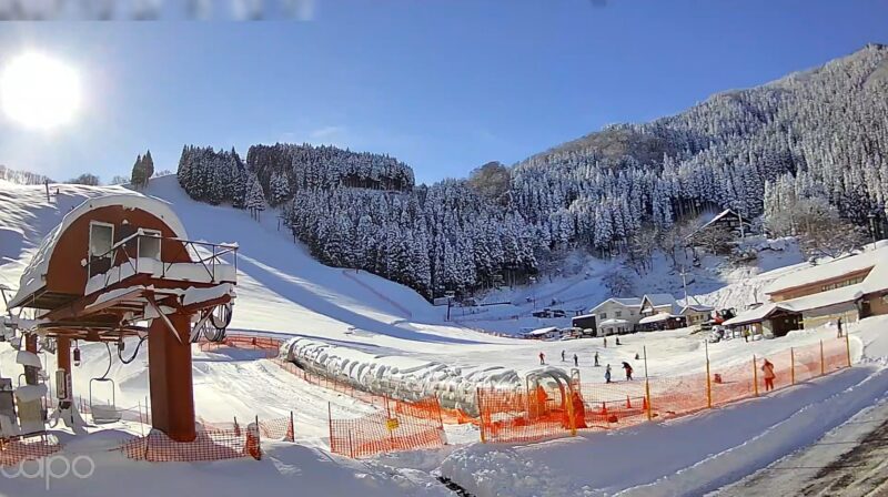 若杉高原おおやスキー場メインゲレンデライブカメラ(兵庫県養父市大屋町)